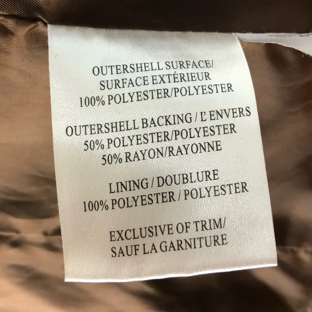 Haggar metallic bronze vegan jacket - Picture 6 of 6